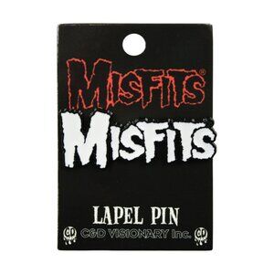 Misfits Enamel Pin - 70s 80s Horror Punk Goth Rock Music Band Apparel Gift NWT
